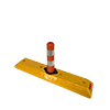 Sarı Tabanlı Delinatör 45 cm – Trafik Yol Ayırıcı Delinatör